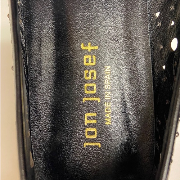 Jon Josef Black Studded Loafers - Picture 8 of 9